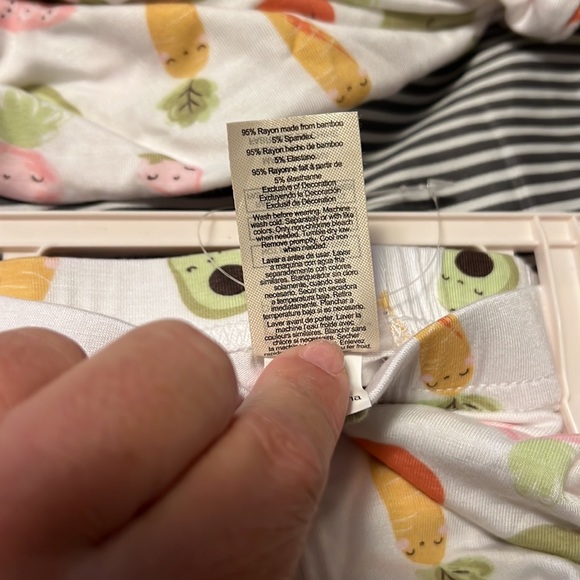 Rabbit Moon veggie Pjs NWT 2t - Picture 6 of 9